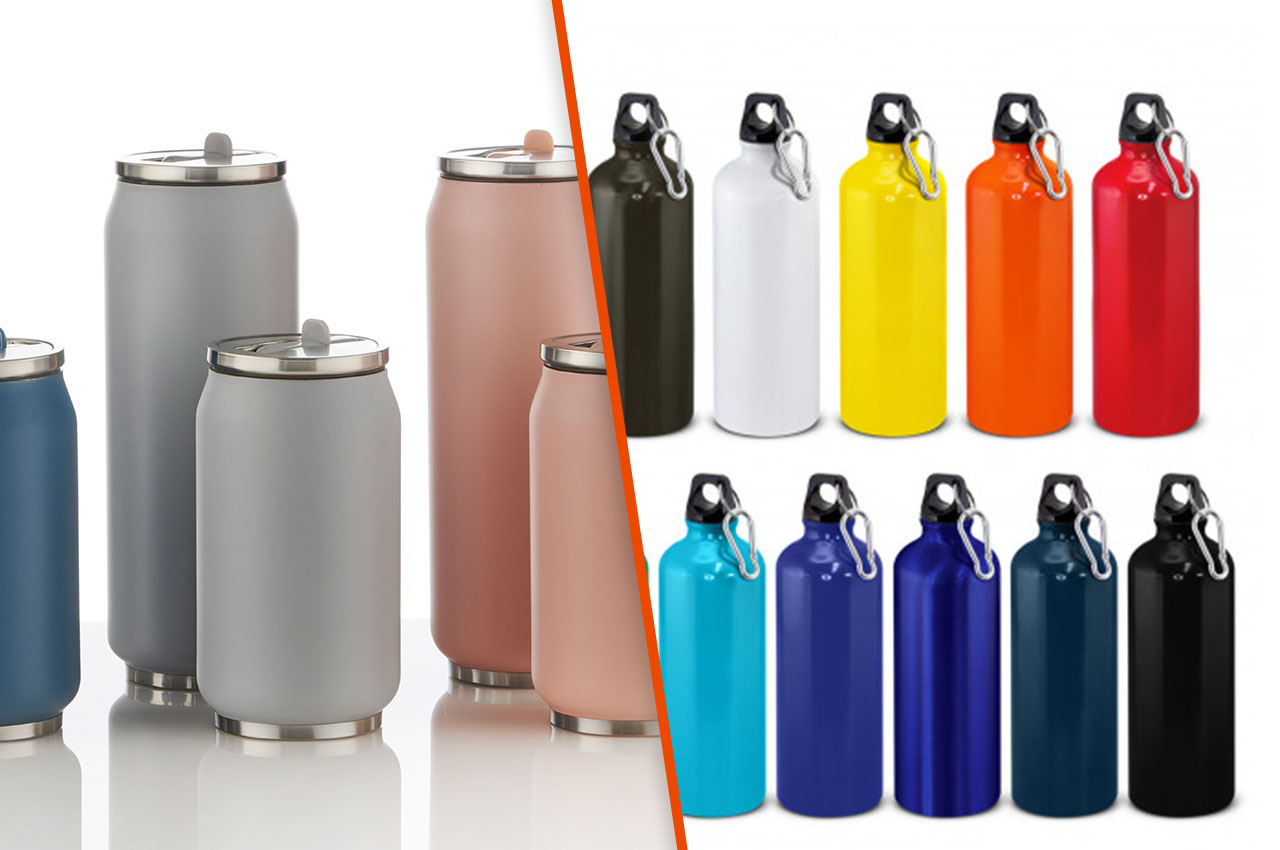 Stainless Steel vs Aluminium Water Bottles