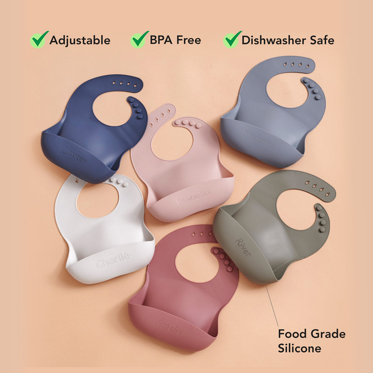 Personalised Baby Bibs