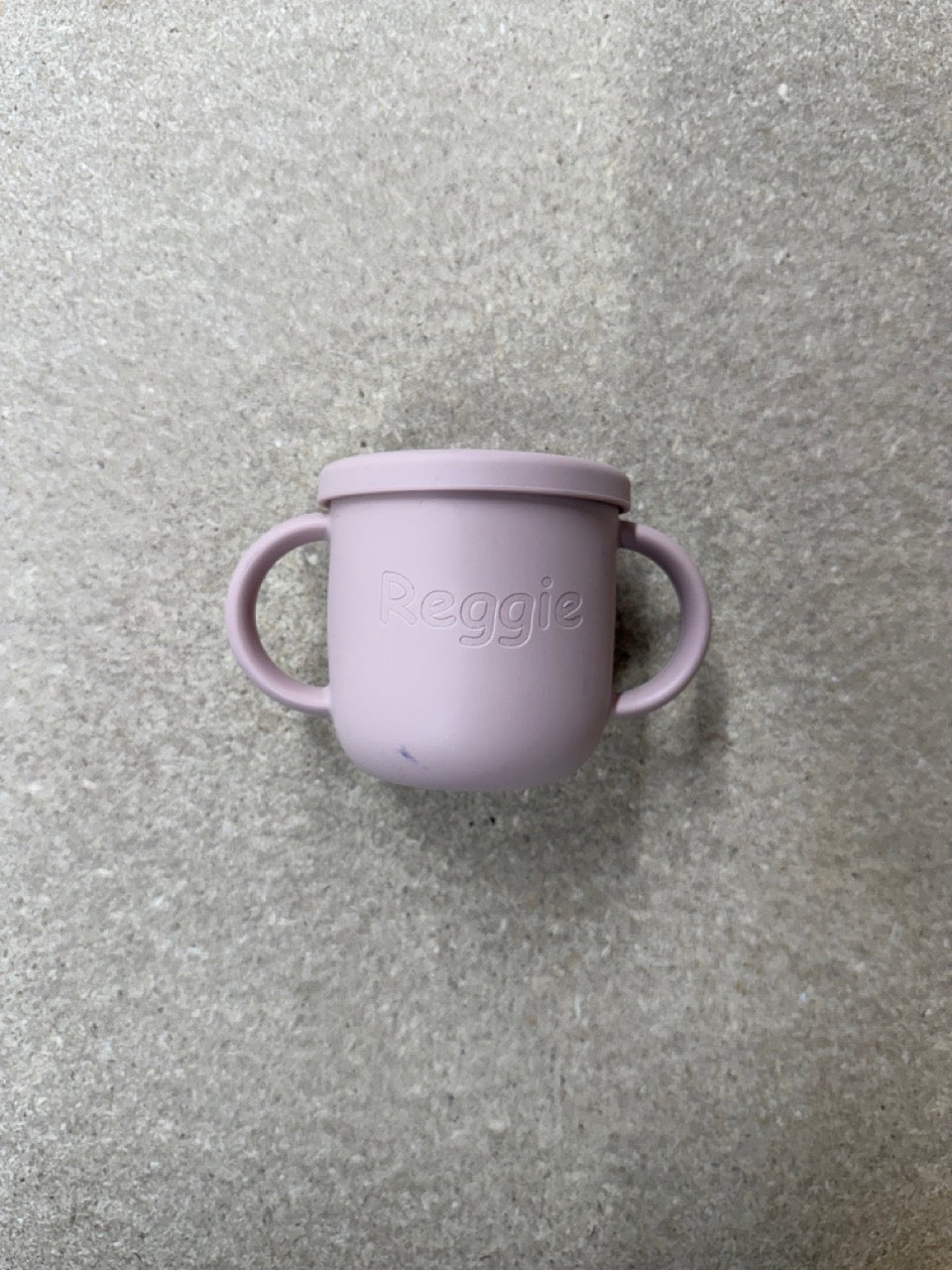 Clearance: 1 x Pink Snack pot (Reggie)