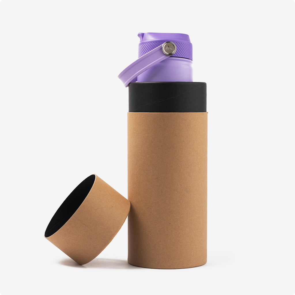 Personalised 750ml Water Bottle in Purple