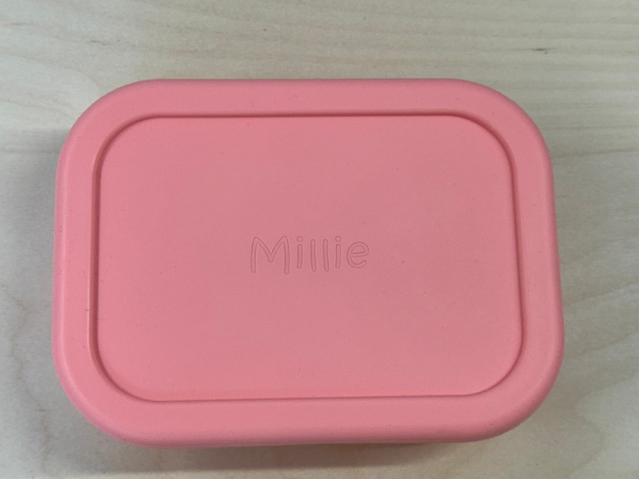 Clearance: Pink Silicone Bento Box (Millie)