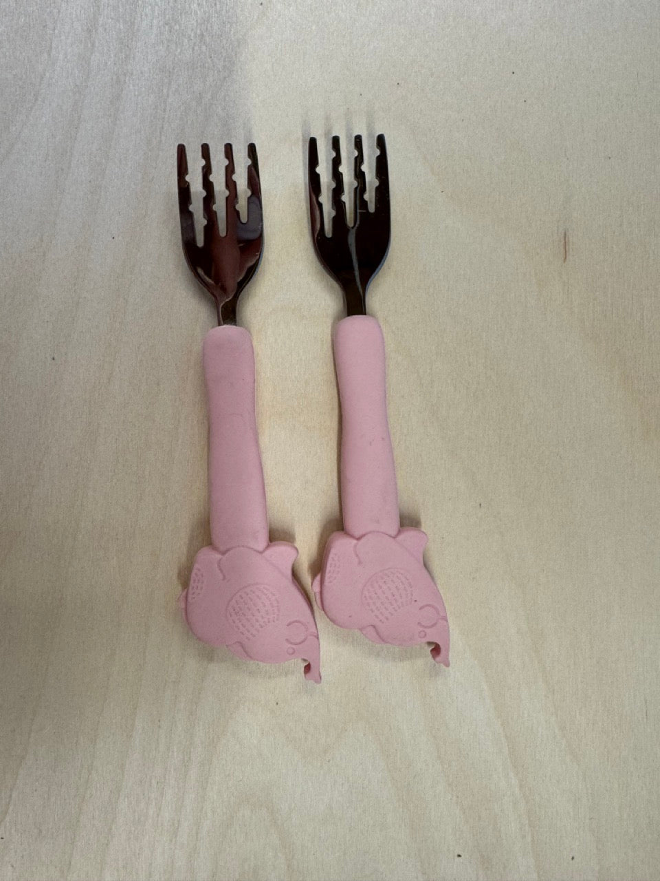 Clearance: 2 x Pink Elephant forks