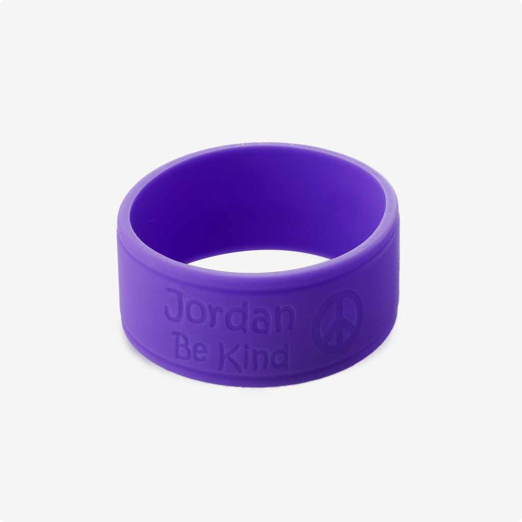 Purple Laser Marked Bottle Band