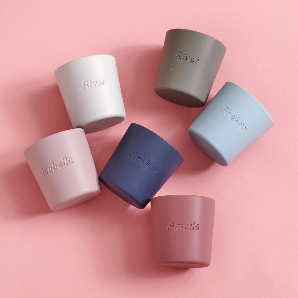 Personalised Silicone Drinking Cups (Set of Two)