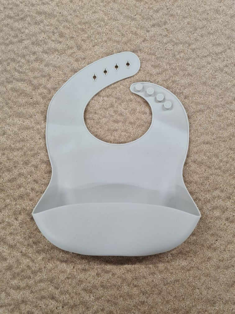 Clearance: White Wide Gape Bib