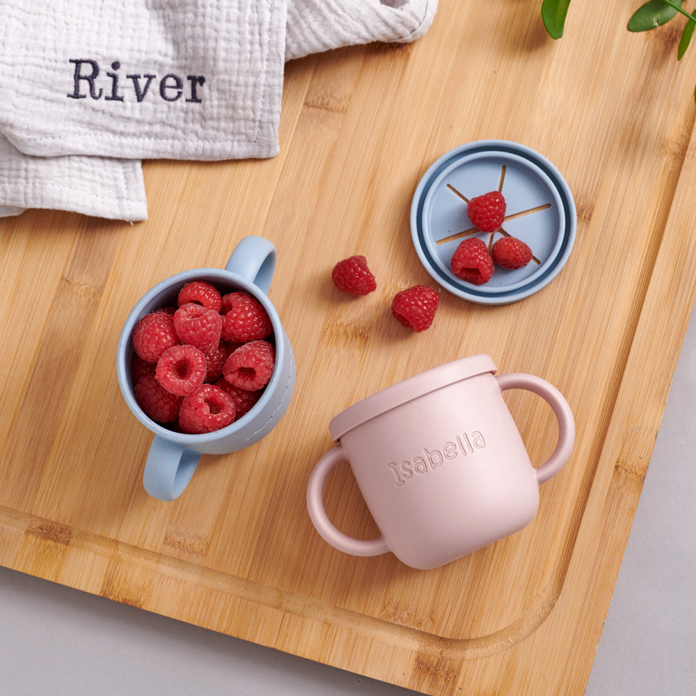 Personalised Silicone Snack Pot