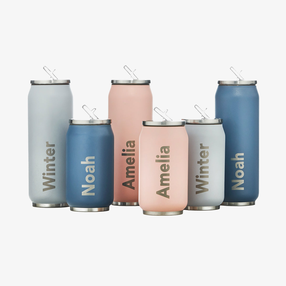 Personalised Can Style Water Bottle