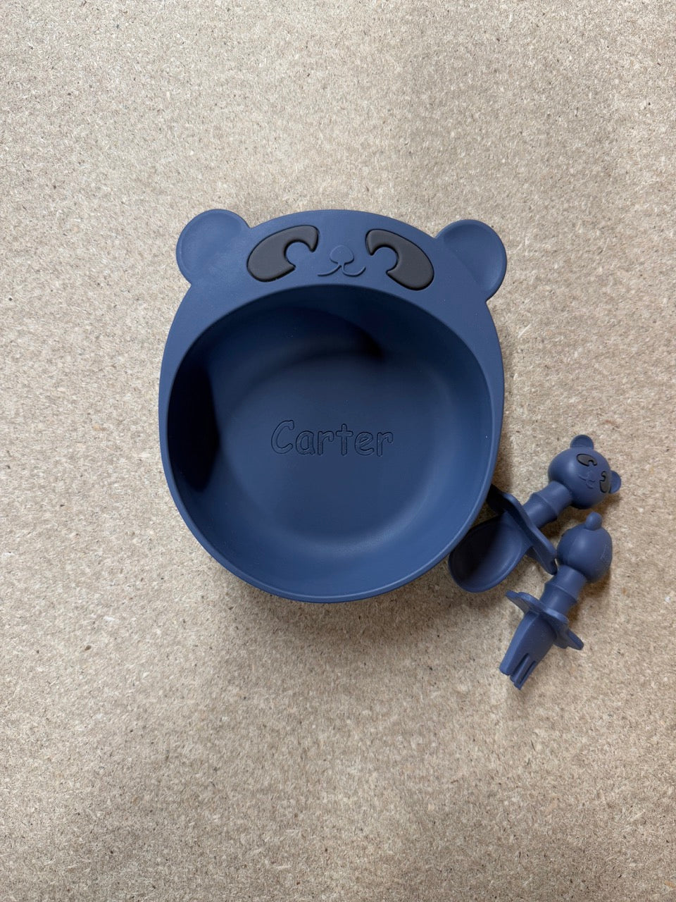 Clearance: Midnight Blue Panda Bowl (Carter)