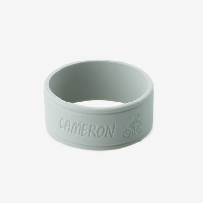 Grey Bottle Band with Personalised Name