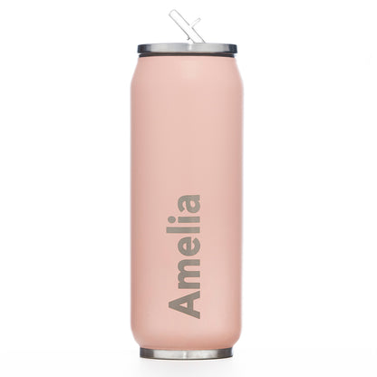 Personalised Can Style Water Bottle