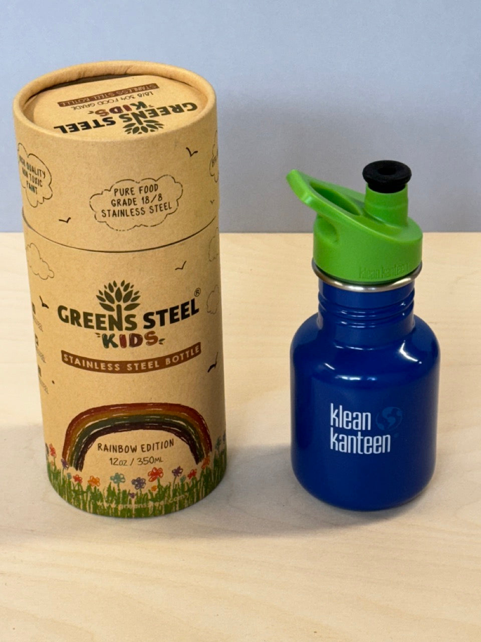 Clearance: Blue &amp; Green Water Bottle