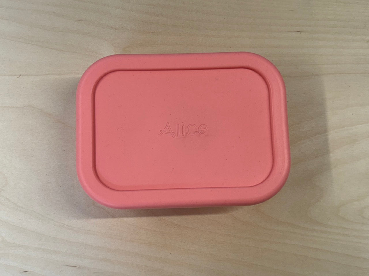 Clearance: Pink Silicone Bento Box (Alice)