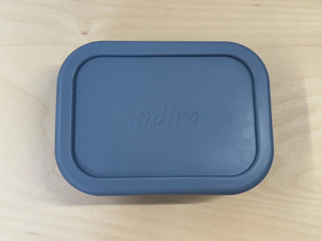 Clearance: Blue Silicone Bento Box (Indira)