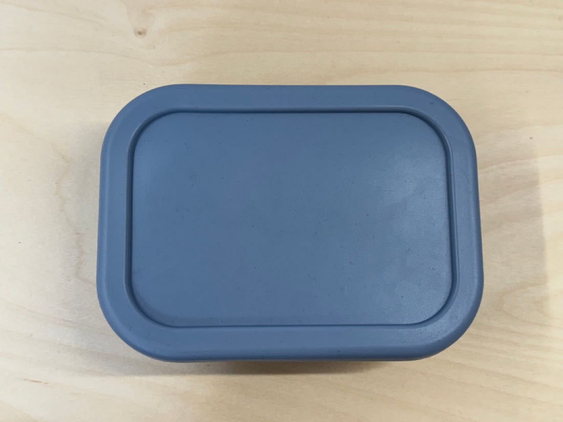 Clearance: Blue Silicone Bento Box