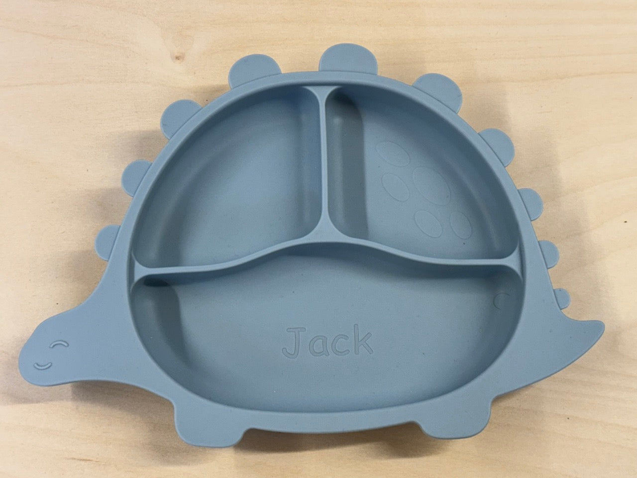 Clearance: Blue Dino Plate (Jack)