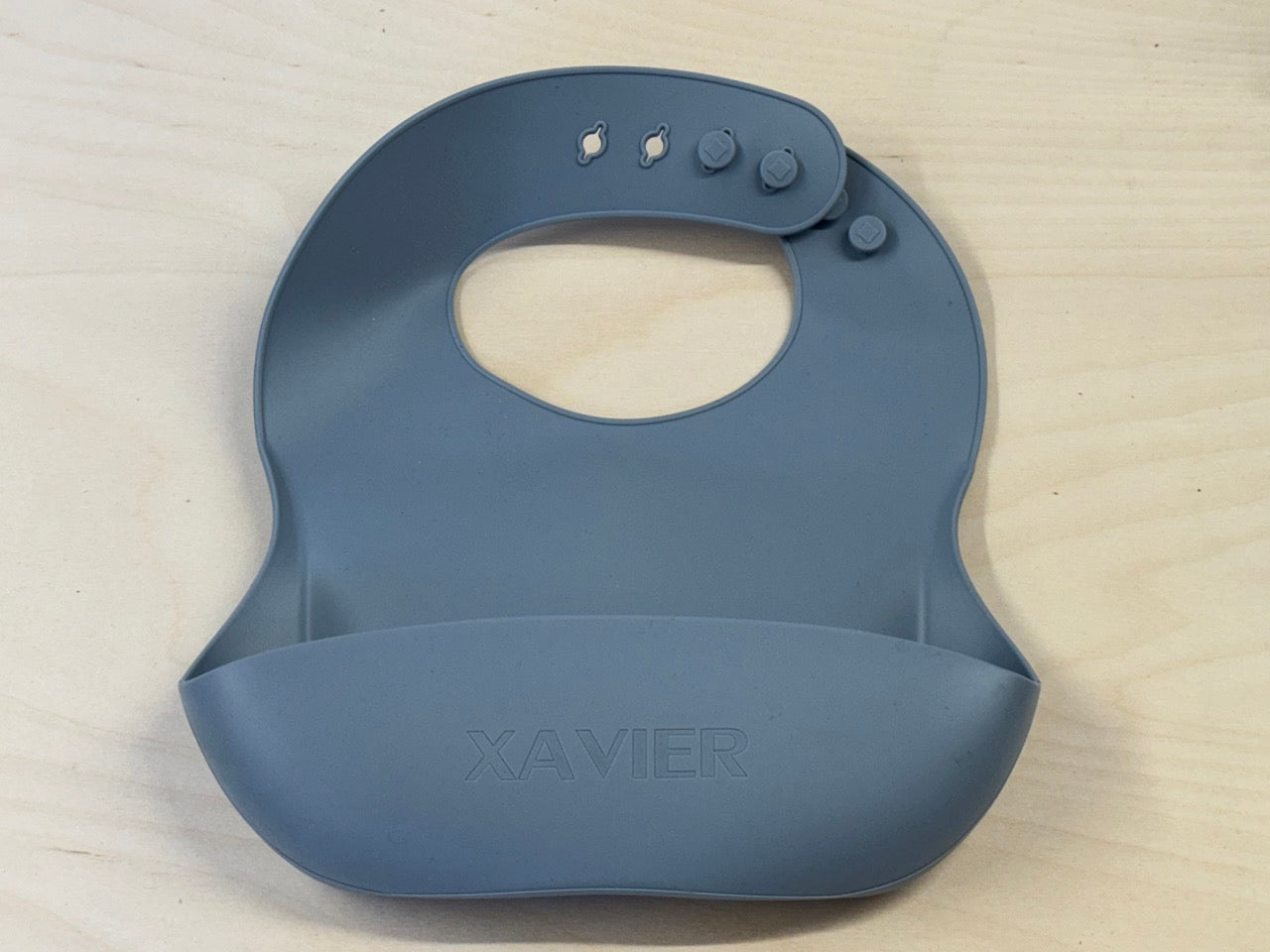 Clearance: Blue Wide Gape Bib (Xavier)