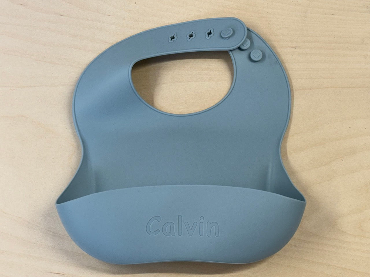 Clearance: Blue Wide Gape Bib (Calvin)