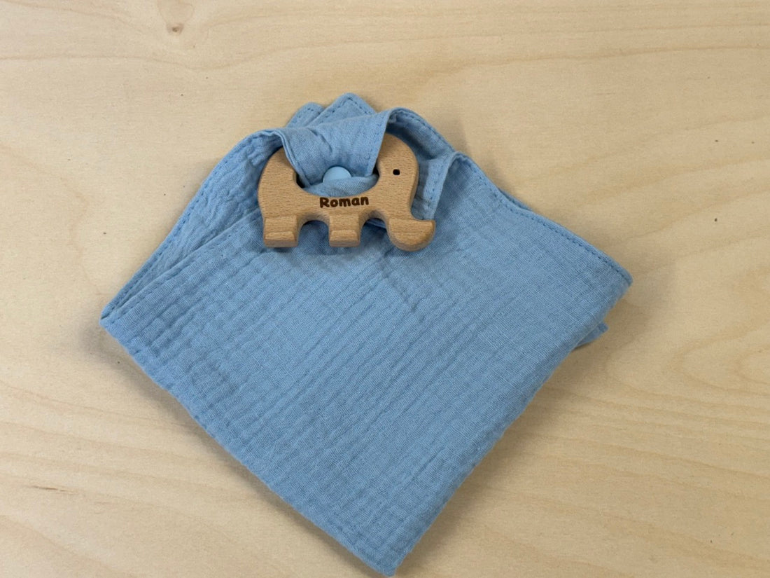 Clearance: Wooden Elephant Teethers (Roman)