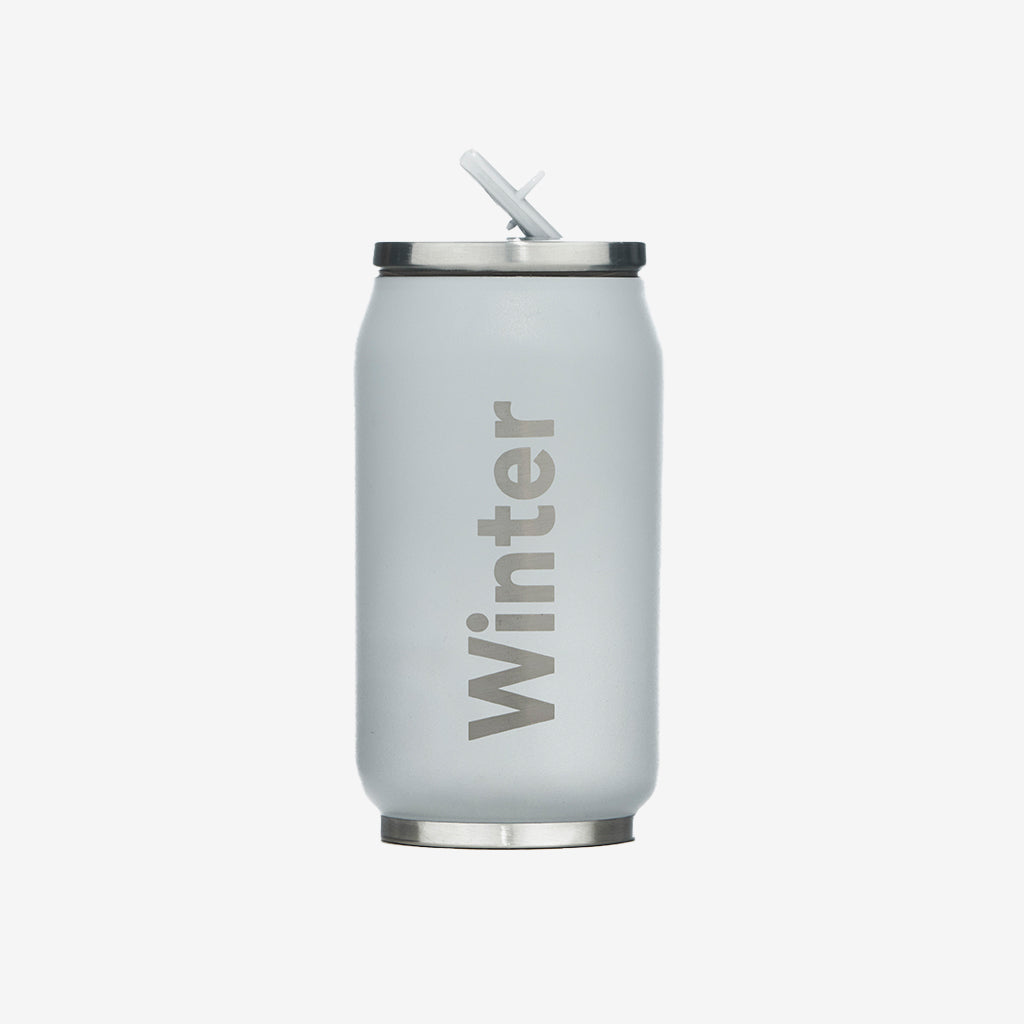 Stainless Steel Bottle-350ml-Fossil-Grey