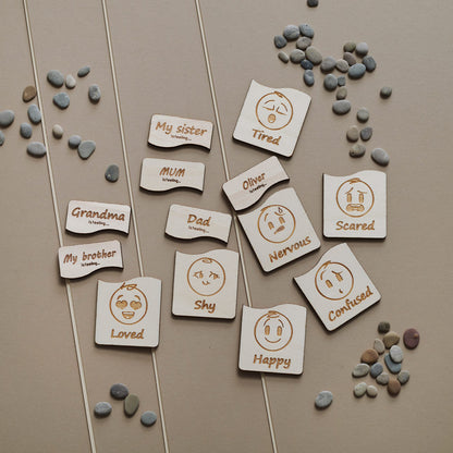 Personalised Montessori Emotion (Mood) Cards