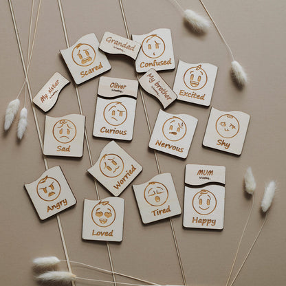 Personalised Montessori Emotion (Mood) Cards